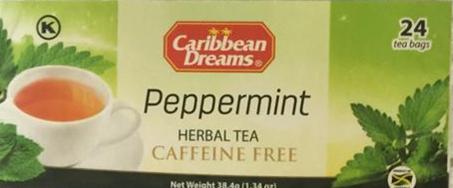 Caribbean Dreams Peppermint Herbal Tea Image