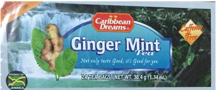 Caribbean Dreams Ginger Mint Tea Image